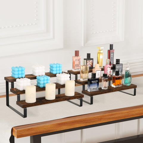 YINMIT styled with candles and collectibles creating a layered display