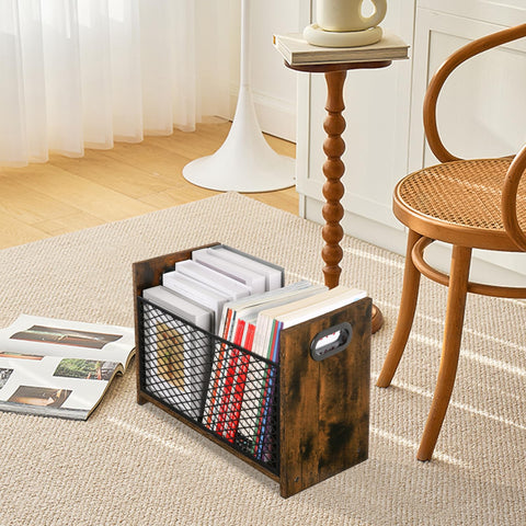YINMIT side profile of rack illustrating compact footprint and stability