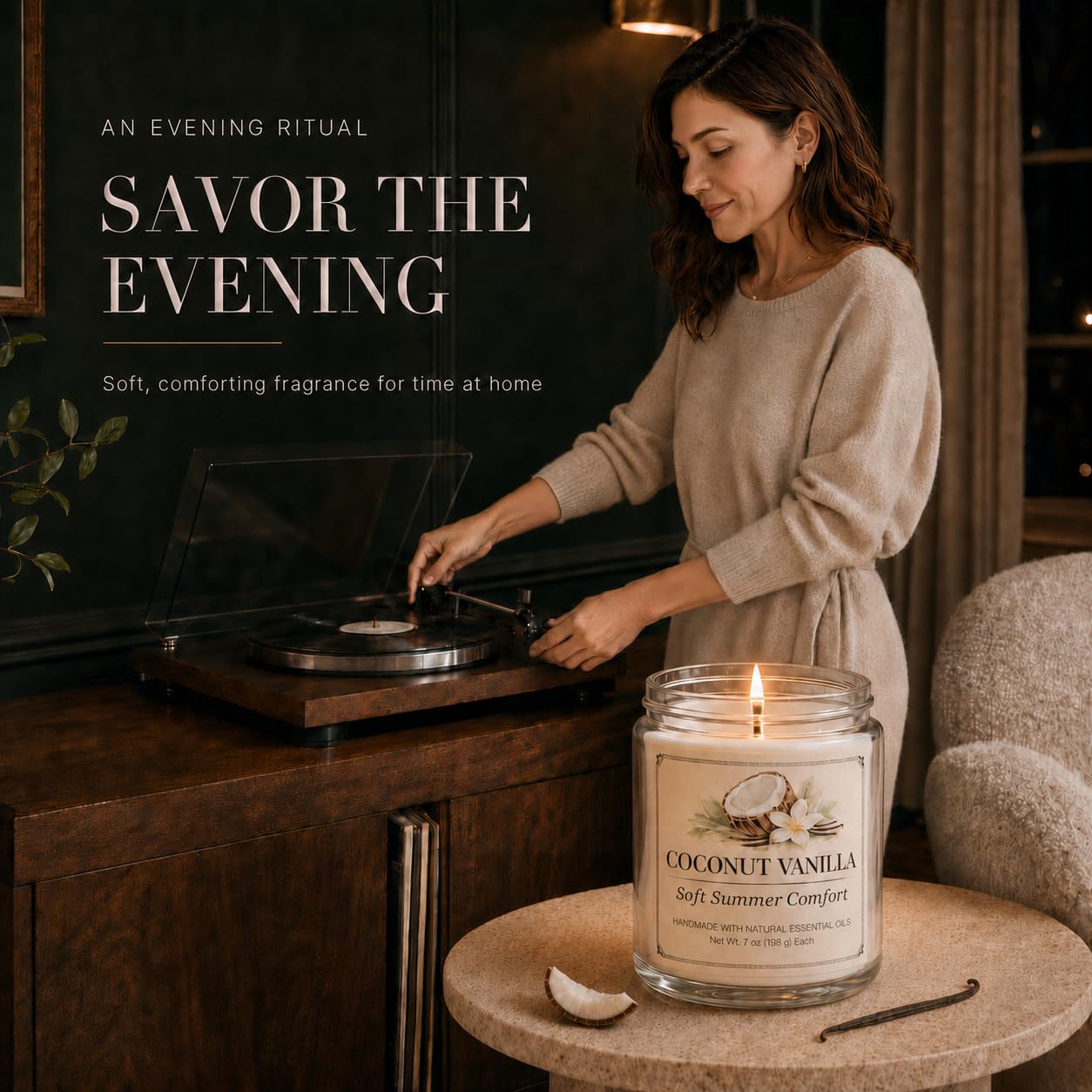 YINUO LIGHT minimalist label and scent names showing easy gift-ready presentation