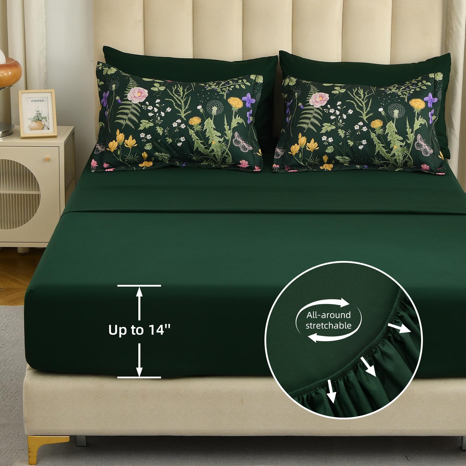 Yiran pillow shams and pillowcases arranged to show coordinated layering