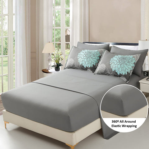 Yiran pillowcase and sham detail highlighting matching design and neat finish