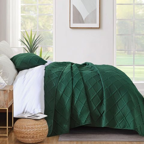 Yiran folded quilt exposing lightweight thickness for easy storage and travel