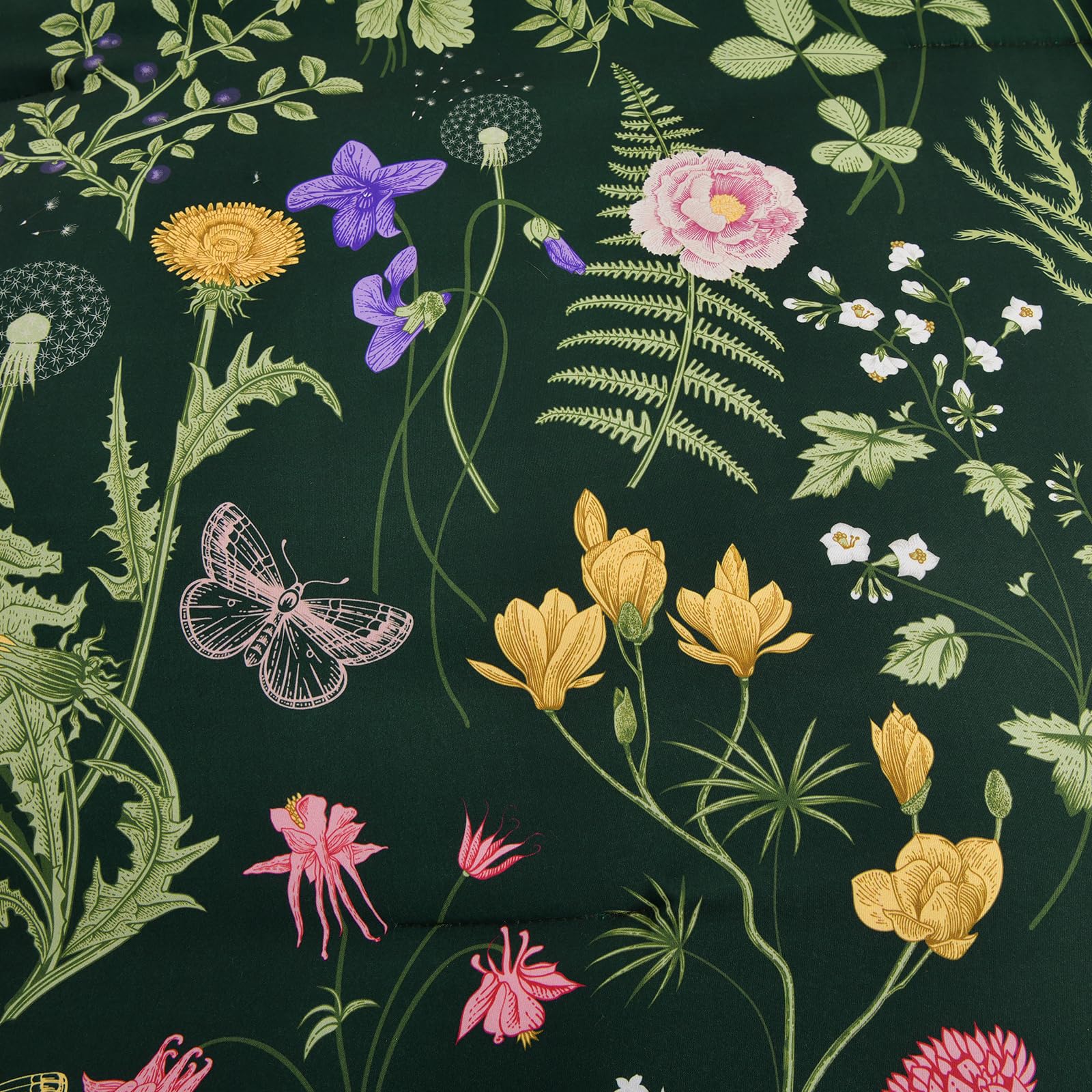 Yiran reversible image of solid dark green back offering versatile styling