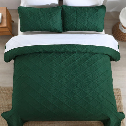 Yiran scale comparison on king bed illustrating generous 106x96 inch coverage
