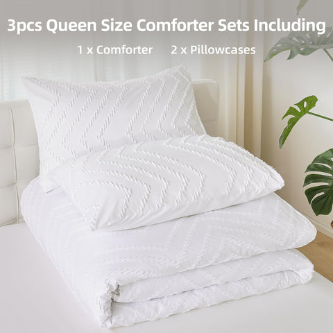 YIRDDEO compressed packaging next to unboxed comforter showing easy setup