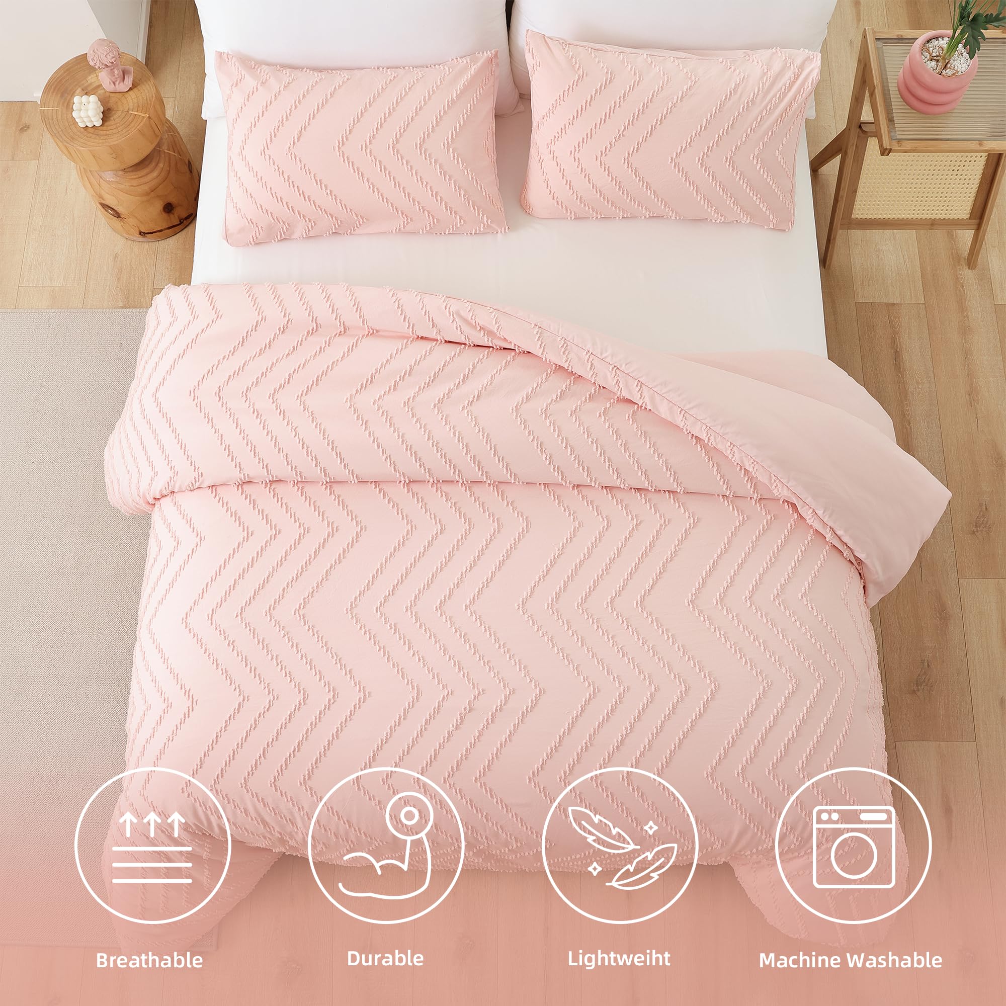 YIRDDEO pillowcase detail and stitching showing durable finish benefit
