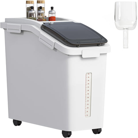 YITAHOME front view showing full bin and capacity benefit