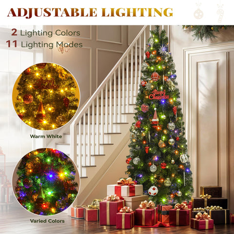 YITAHOME illuminated tree with 200 pre-strung lights creating even glow