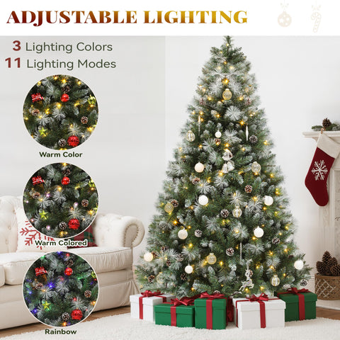 YITAHOME lit tree in warm white showcasing cozy glow benefit: soft family ambiance