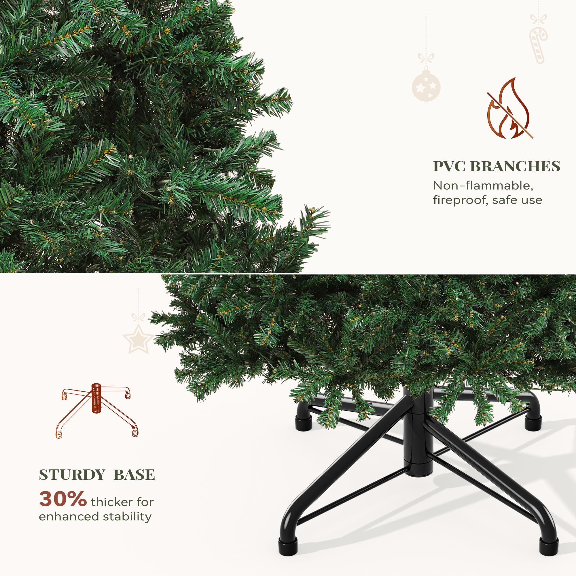 YITAHOME foldable metal base detail for stable support