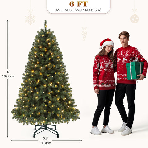 YITAHOME tree folded and packed showing compact storage benefit: saves space