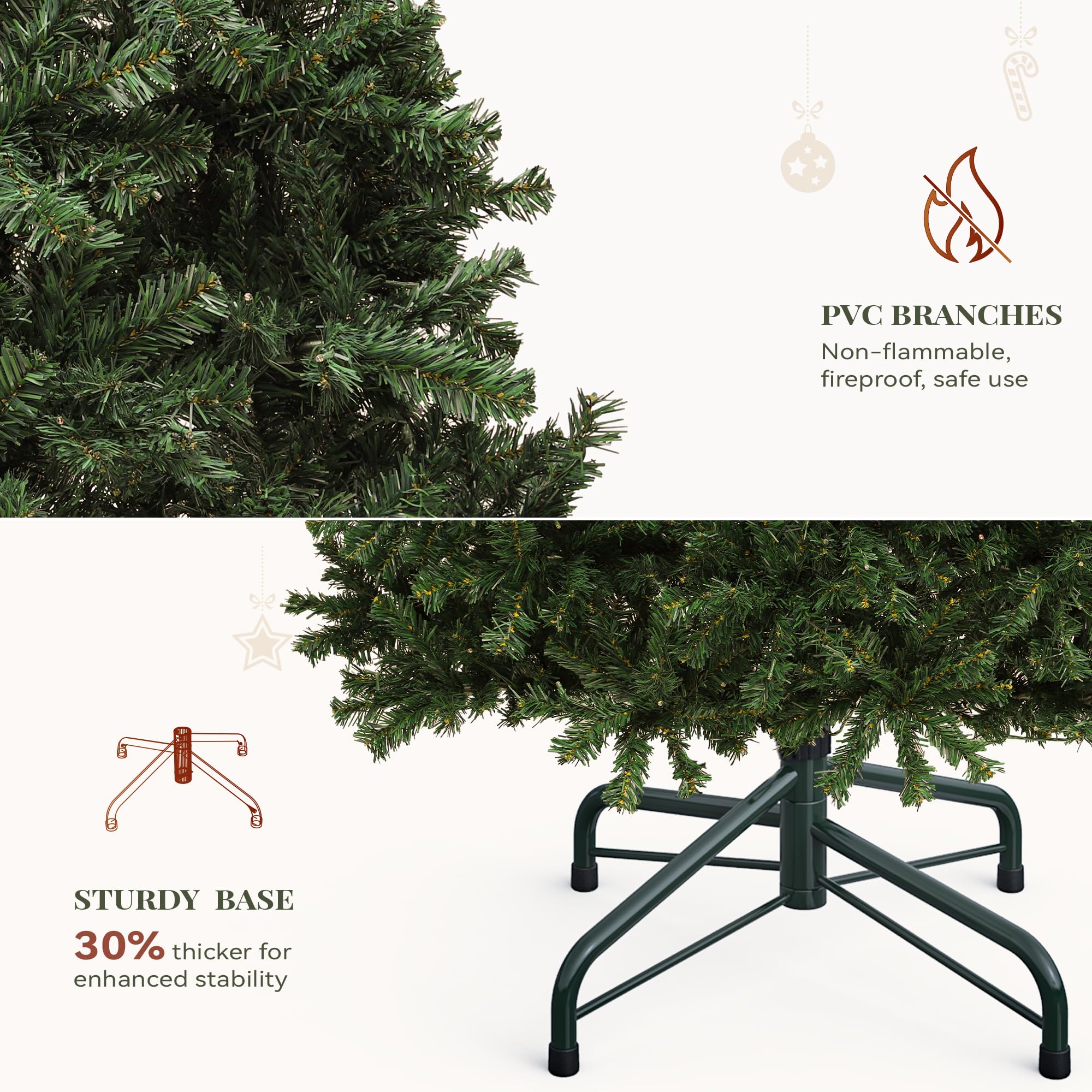 YITAHOME tree beside sofa showing size and scale benefit: fits medium rooms
