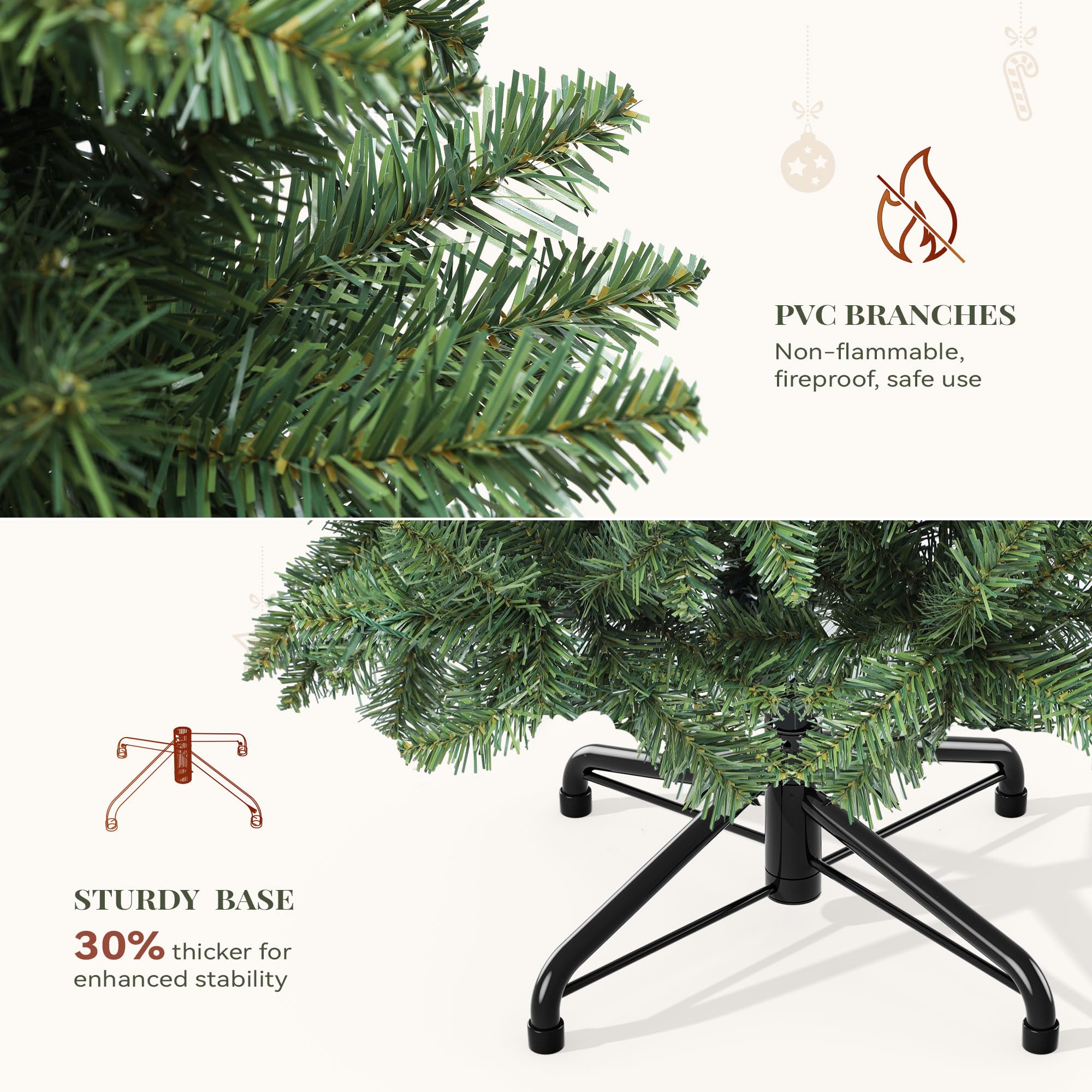 YITAHOME pencil tree placed in a corner saving floor space in a small living room