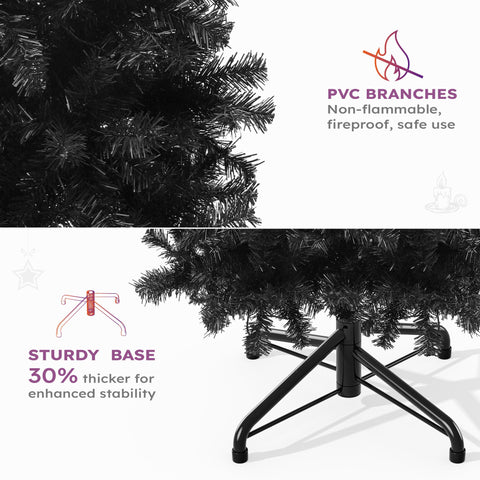YITAHOME tree with warm-color lights creating atmospheric room warmth