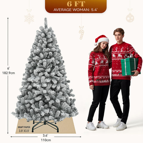 YITAHOME tree beside sofa showing 6ft scale and room fit
