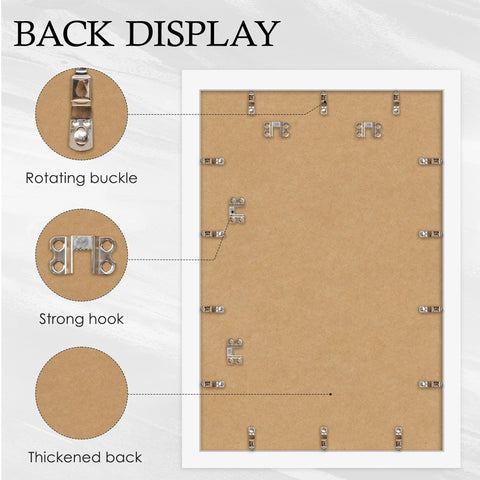 YiTanli vertical hung frame in living room showcasing a bold poster