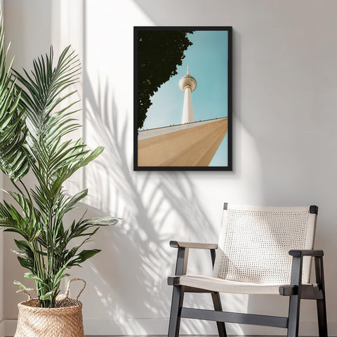 YiTanli frame beside a book to illustrate 20x30 scale for accurate sizing