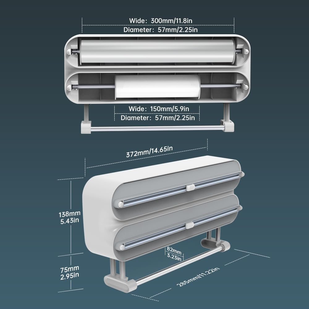 Yivinow open compartments with wraps and foil ready for quick use