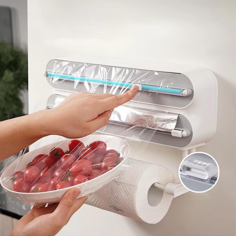 Yivinow side profile with paper towel roll for space-saving convenience