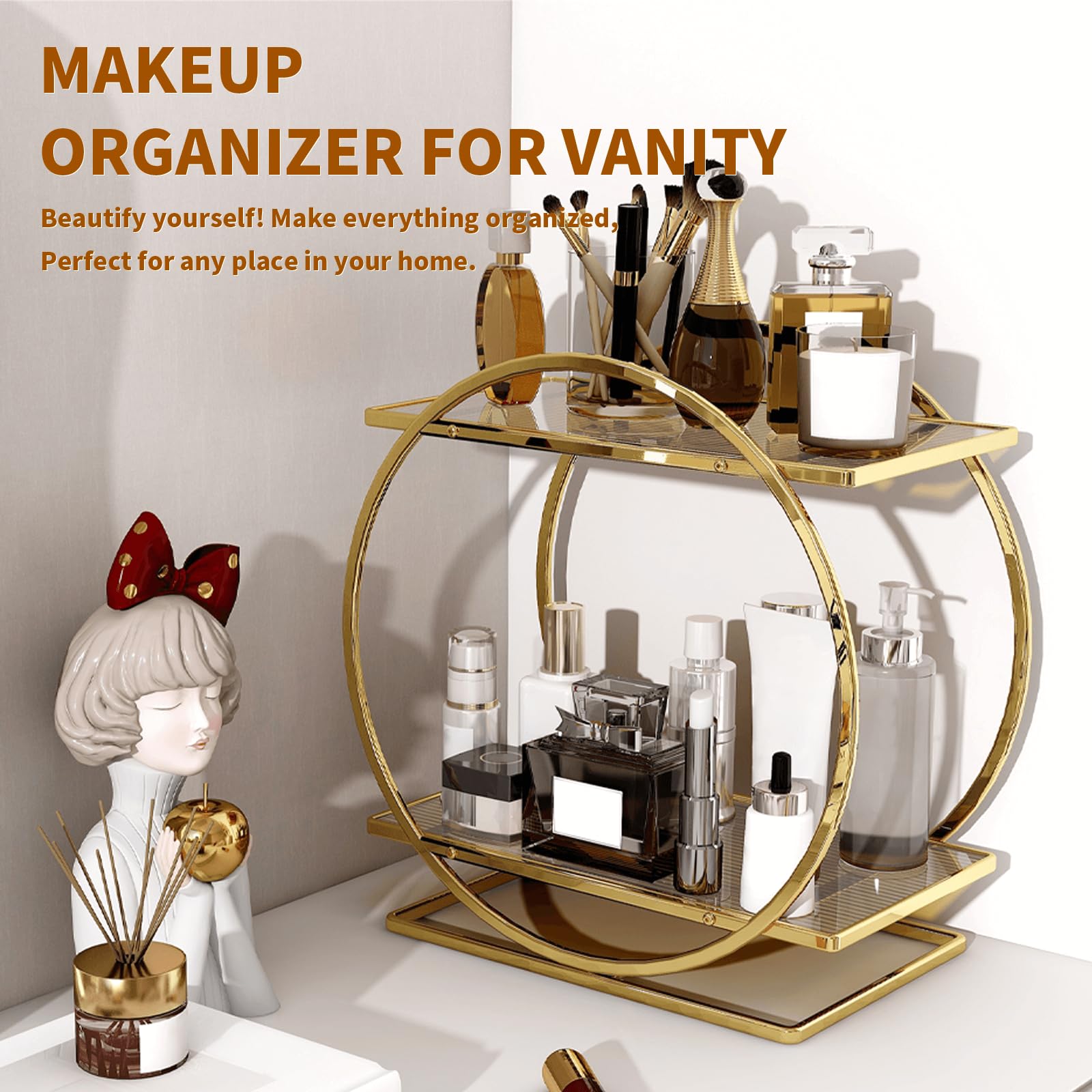 YIWANFW top-tier acrylic tray close-up displaying clarity and easy cleaning benefit