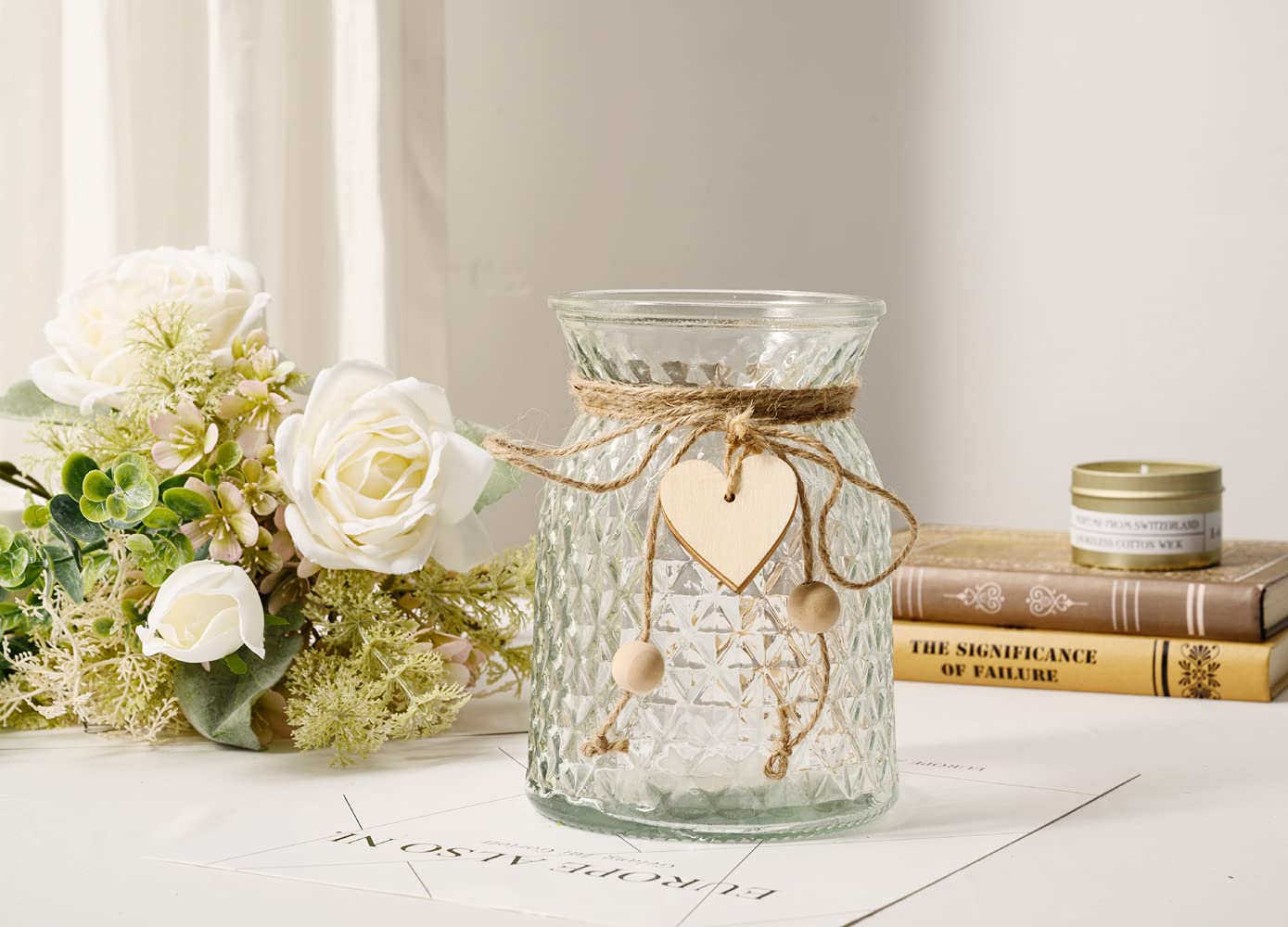 YJ arrangement used as dining table centerpiece creating polished decor