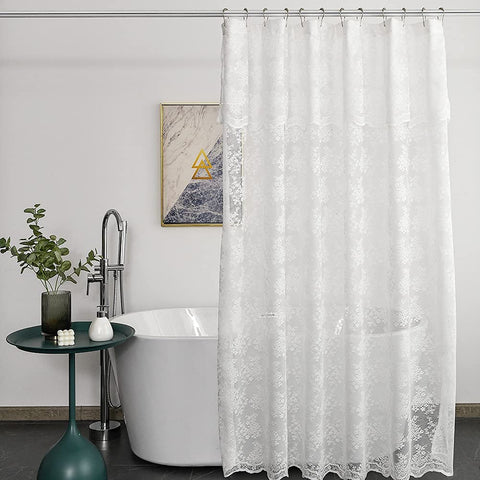 YJ YANJUN scalloped bottom trim close-up showing floral edge and decorative finish