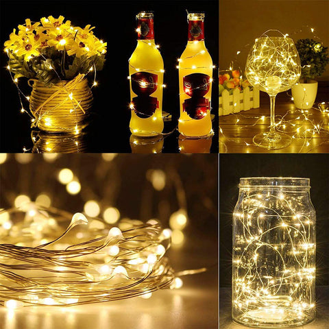 YJFWAL table centerpiece at a wedding showing even warm light and decorative effect