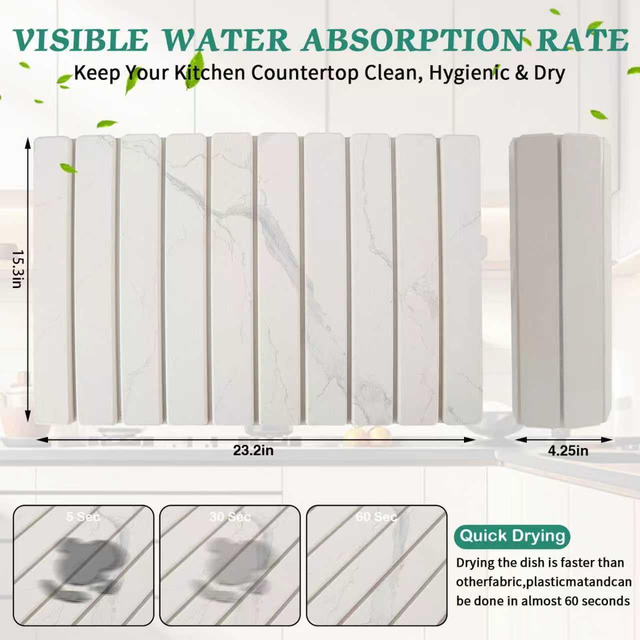 YLjindoia close-up of diatomaceous earth texture for fast water absorption