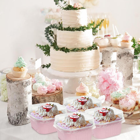 ylnurac party table with pans displayed for easy serving presentation