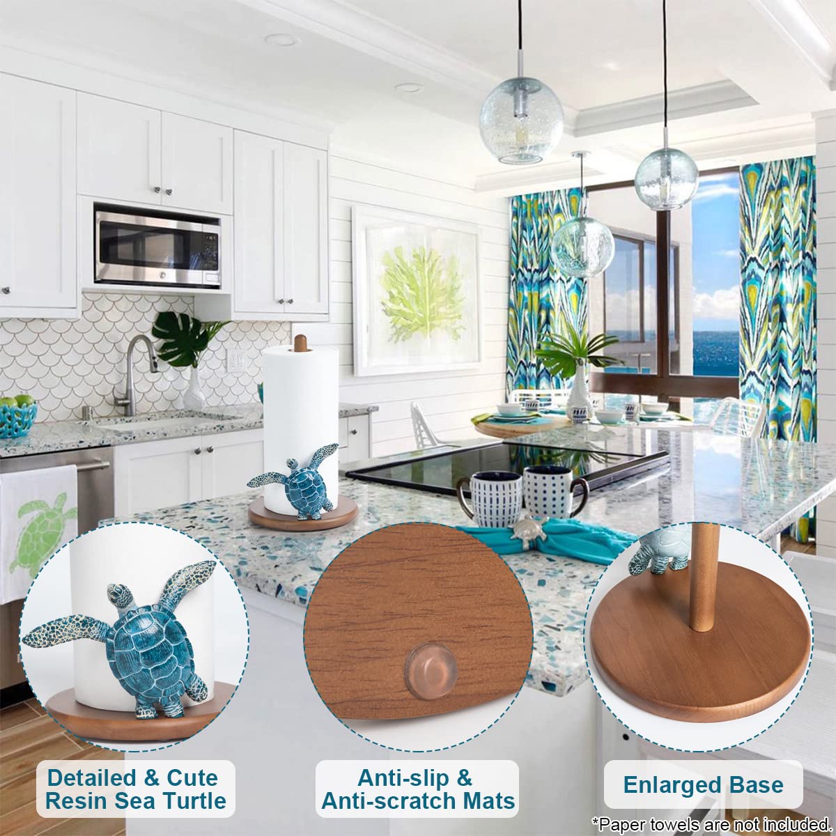 YLOVAN base detail with anti-slip design for secure countertop use