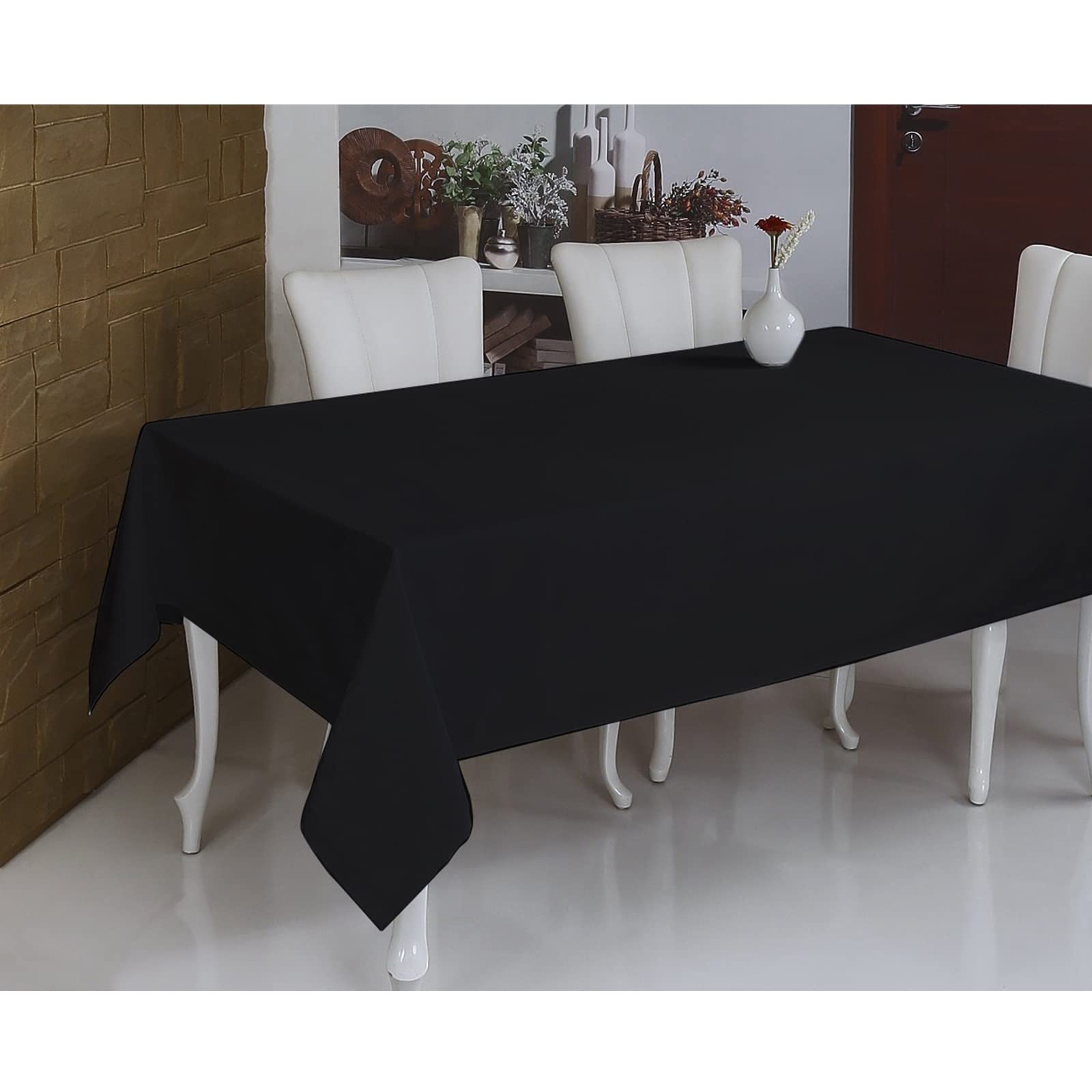YMHPRIDE black tablecloth on buffet table enhancing event styling and cohesion
