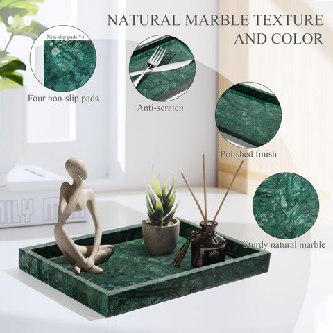 YMXYJM tray holding perfumes and soaps for neat display and easy access benefit