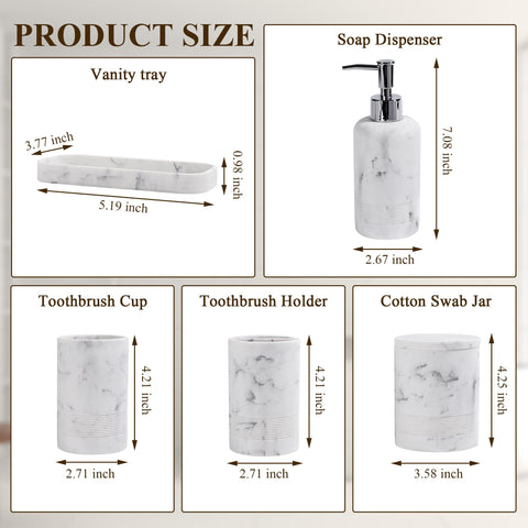 YMXYJM set next to a hand to show size and practical countertop fit benefit