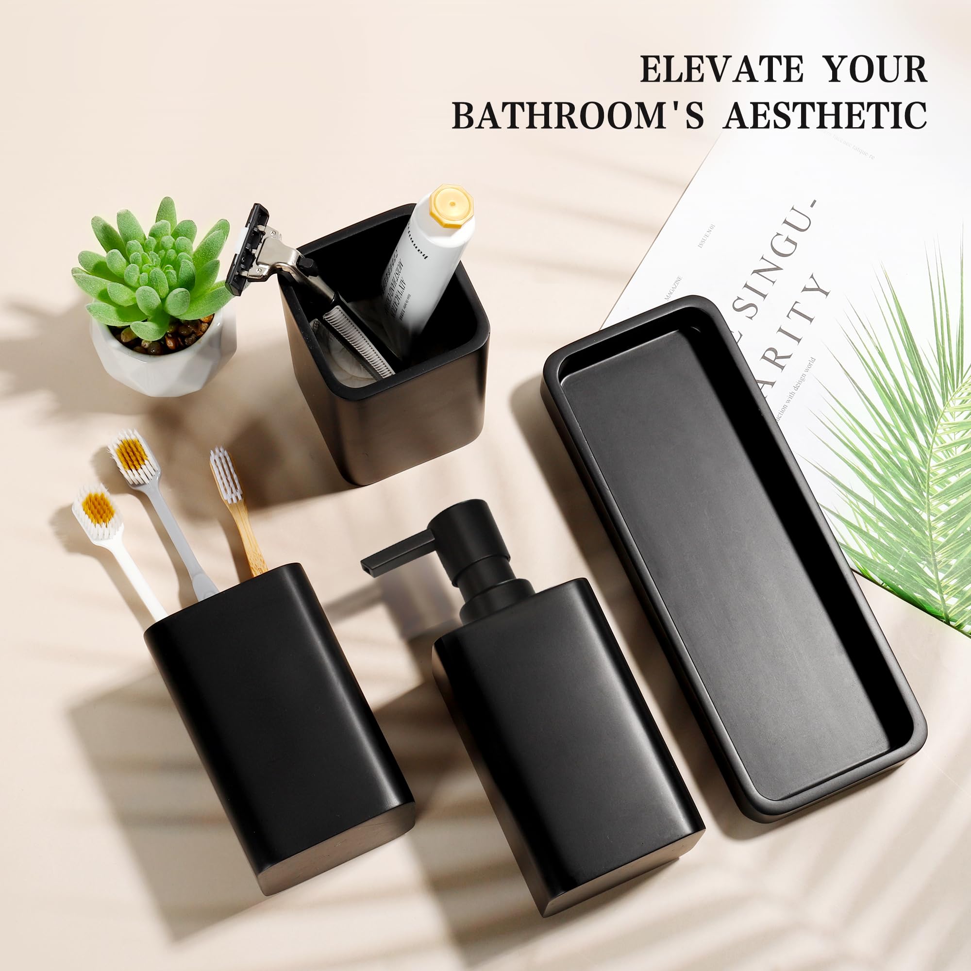 YMXYJM toothbrush holder top view displays multiple slots for neat storage