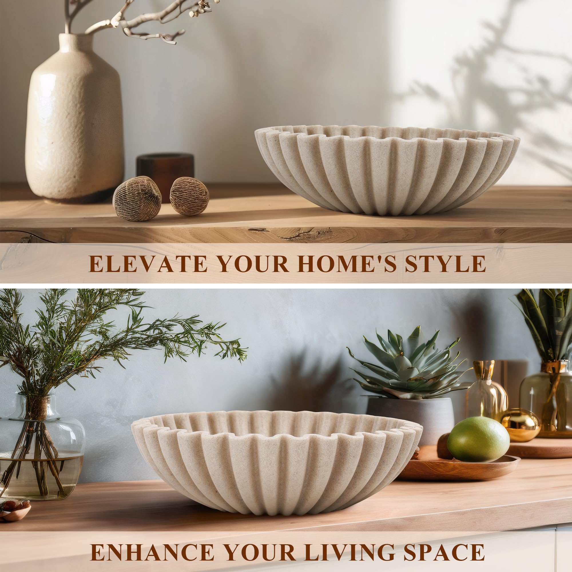 YMXYJM bowl beside hand for scale showing practical size and easy handling