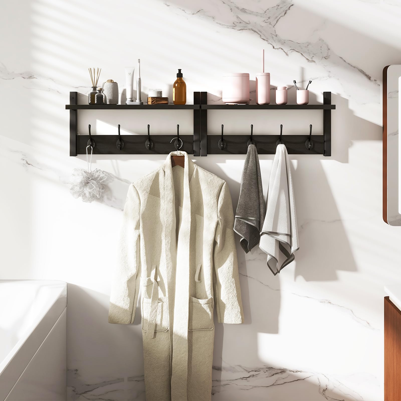 YMYNY used in kitchen storing mugs and utensils to save counter space