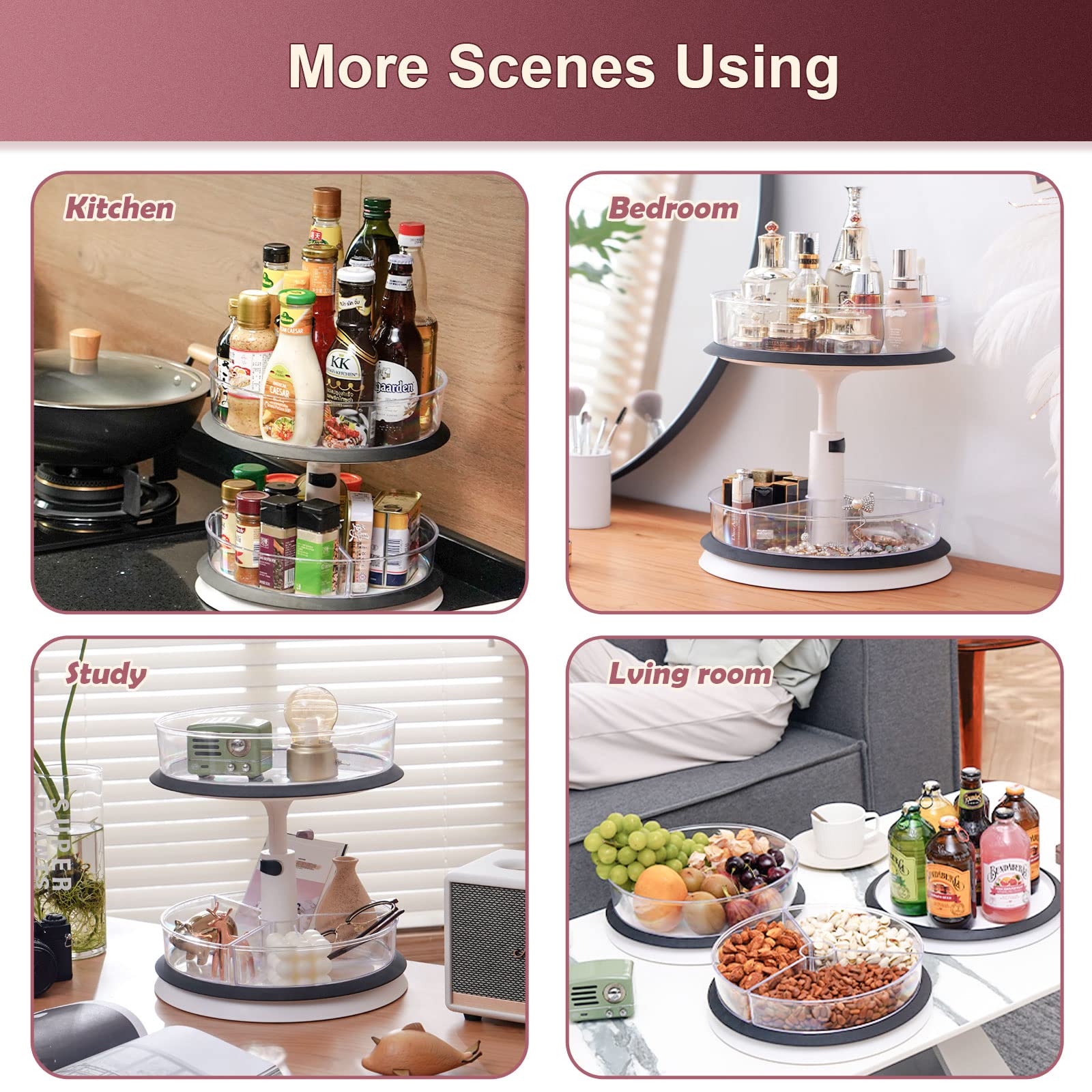 Ynelyase in bathroom organizing medicine and cosmetics for quick retrieval