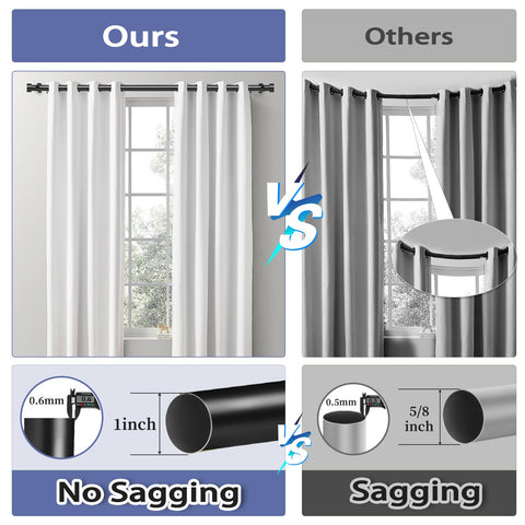 YNL curtain holdback detail showing matching finish and tidy curtain hold