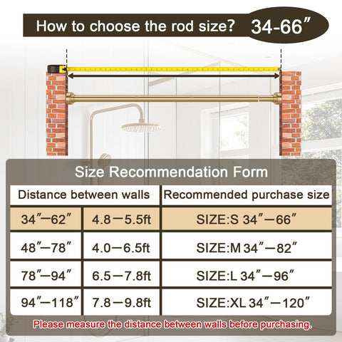 YNL rod near steaming shower illustrating humidity-resistant finish benefit