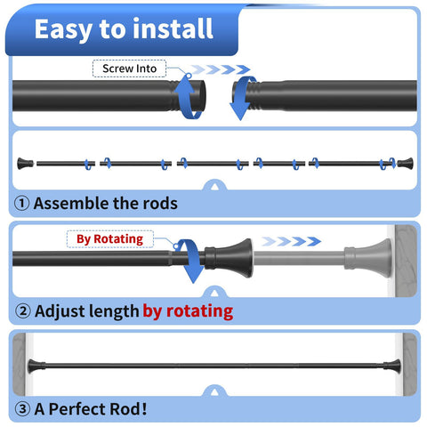 YNL rod beside a hand for scale showing compact sections and clear sizing benefit