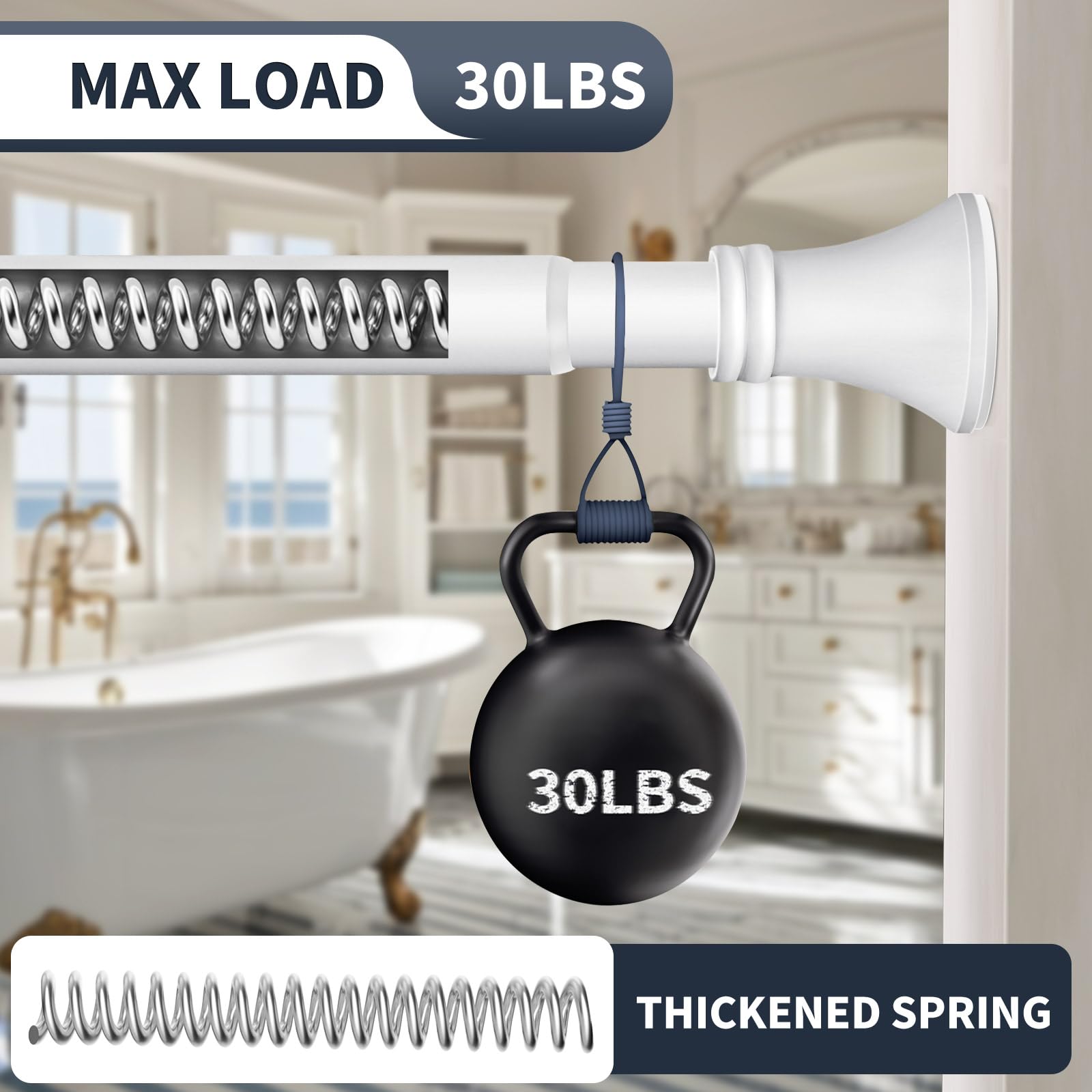 YNL detailed view of internal spring and splice for secure tensioning