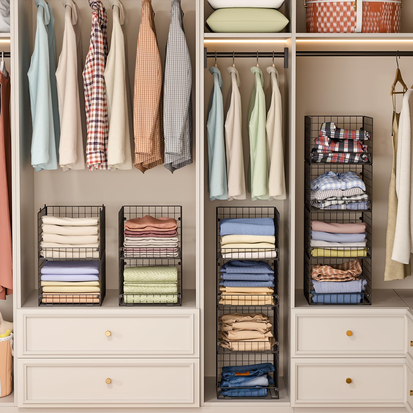 Yociyoga installed in closet showing tidy visible-access benefit