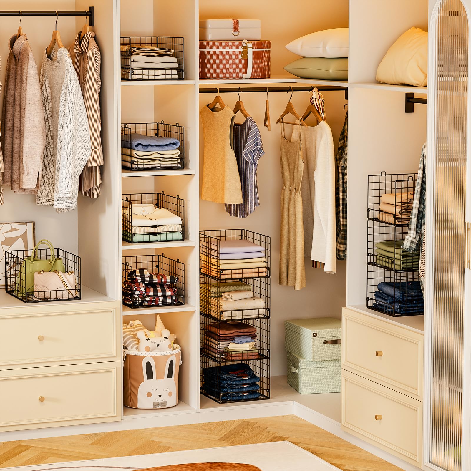 Yociyoga in bedroom scene showing organized-lifestyle benefit
