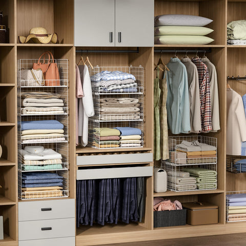 Yociyoga three stacked units demonstrating vertical space-saving storage