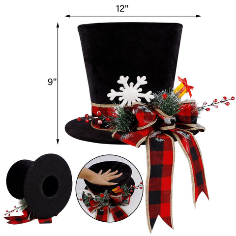 YOFIT plaid bow detail with berries showing rustic festive charm