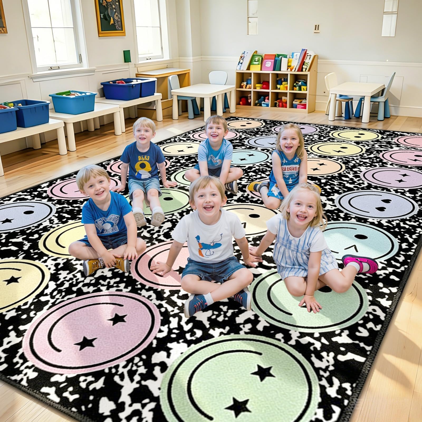 Yomjress styled in playroom setting shows versatile decor fit and welcoming learning benefit