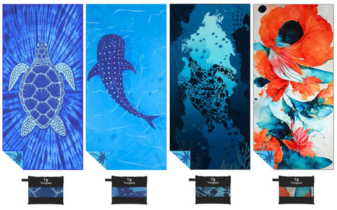 Yongoes four-pack front view showing colorful prints and bulk value