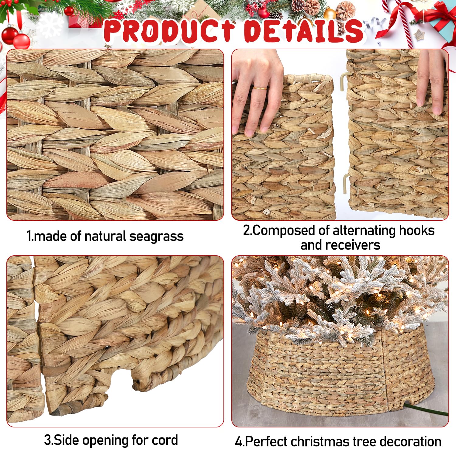 Yonsya collar beside presents illustrating size and gift display benefit