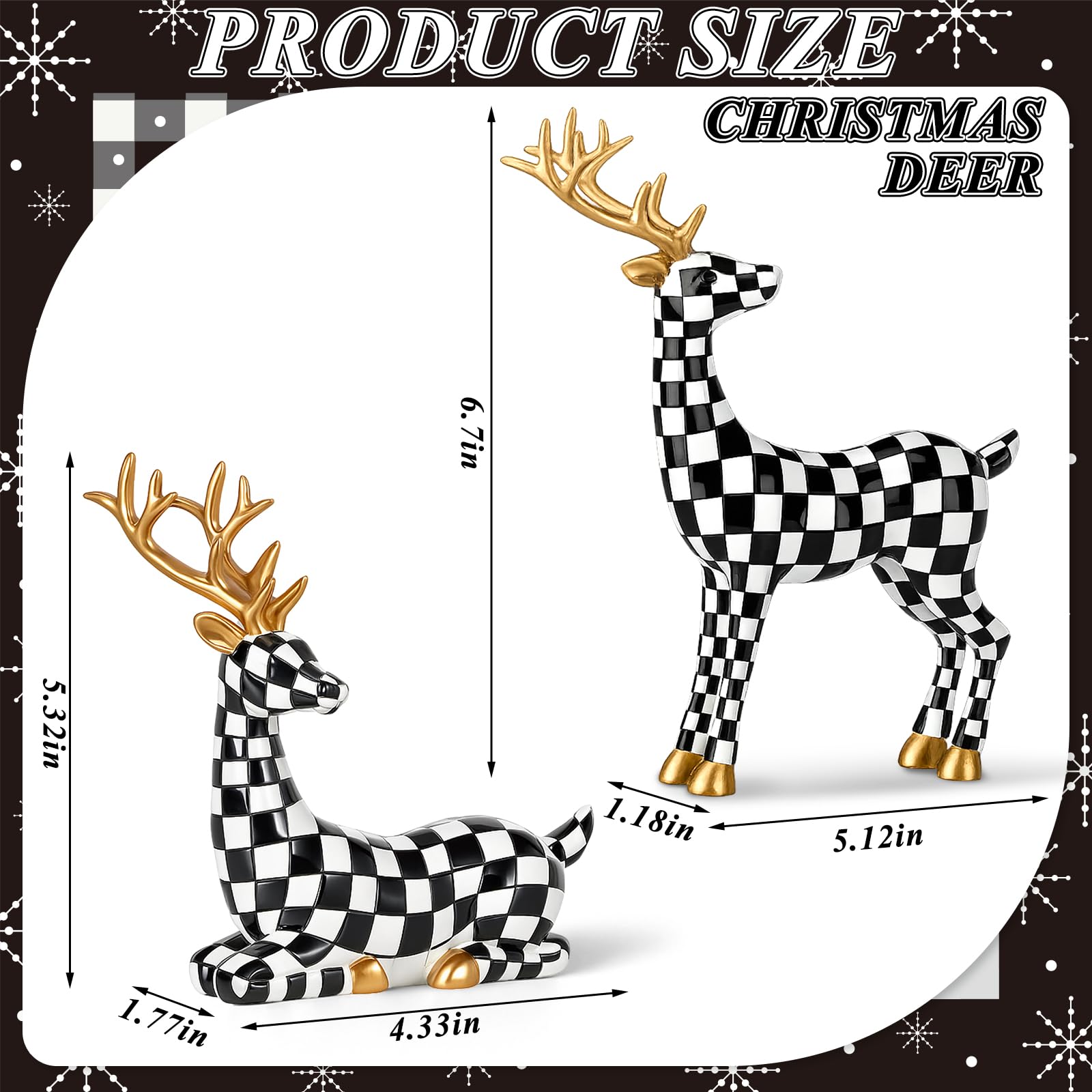 Yookeer deer on shelf showing scale and versatile placement benefit