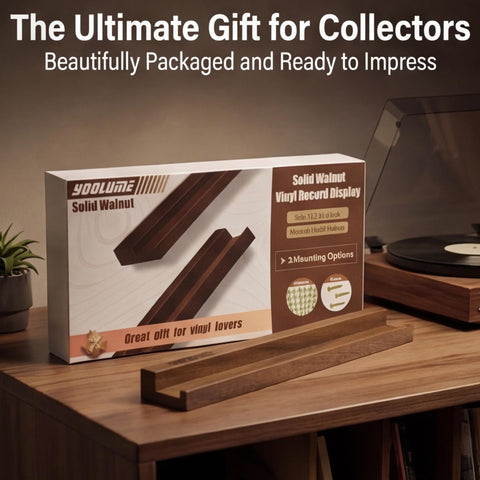 Yoolume shelf displaying books and CDs showing versatile storage benefit for collections